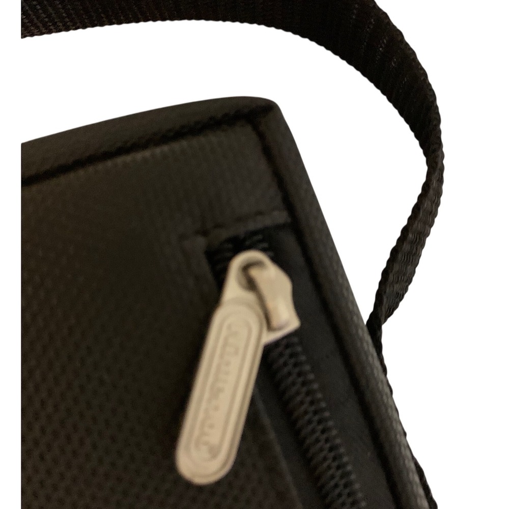 Nintendo Game Boy Advance GBA Carrying Case Black Blue Strap Organizer Bag - Picture 8 of 8